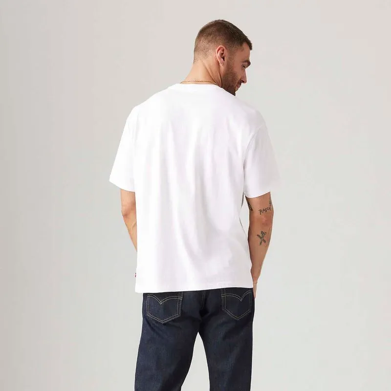 Camiseta Levi's® Vintage Batwing Graphic Branca Manga Curta - Imagem 3