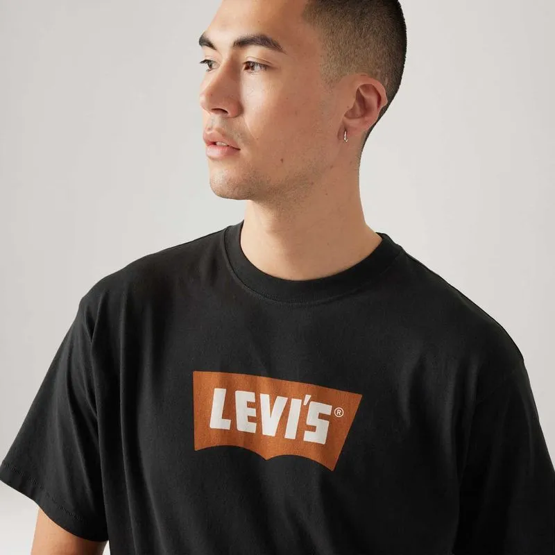 Camiseta Levi's® Vintage Batwing Graphic Preta Manga Curta - Imagem 2