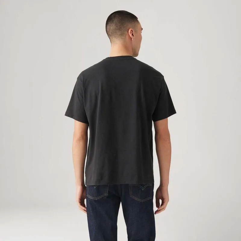 Camiseta Levi's® Vintage Batwing Graphic Preta Manga Curta - Imagem 3