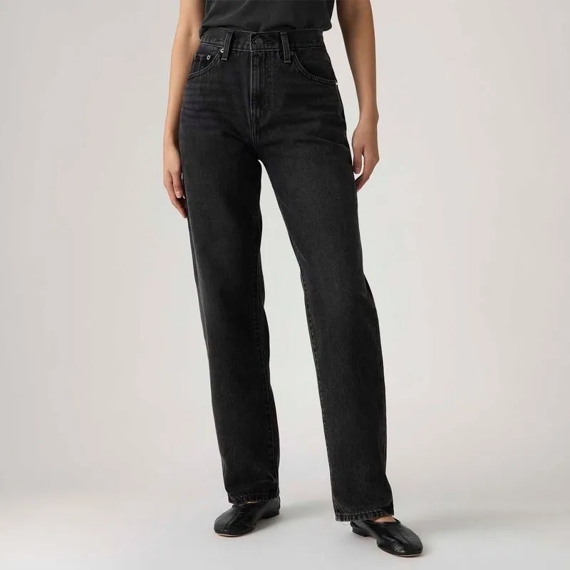 Calça Jeans Levi's® Easy Dad Preta - Imagem 2