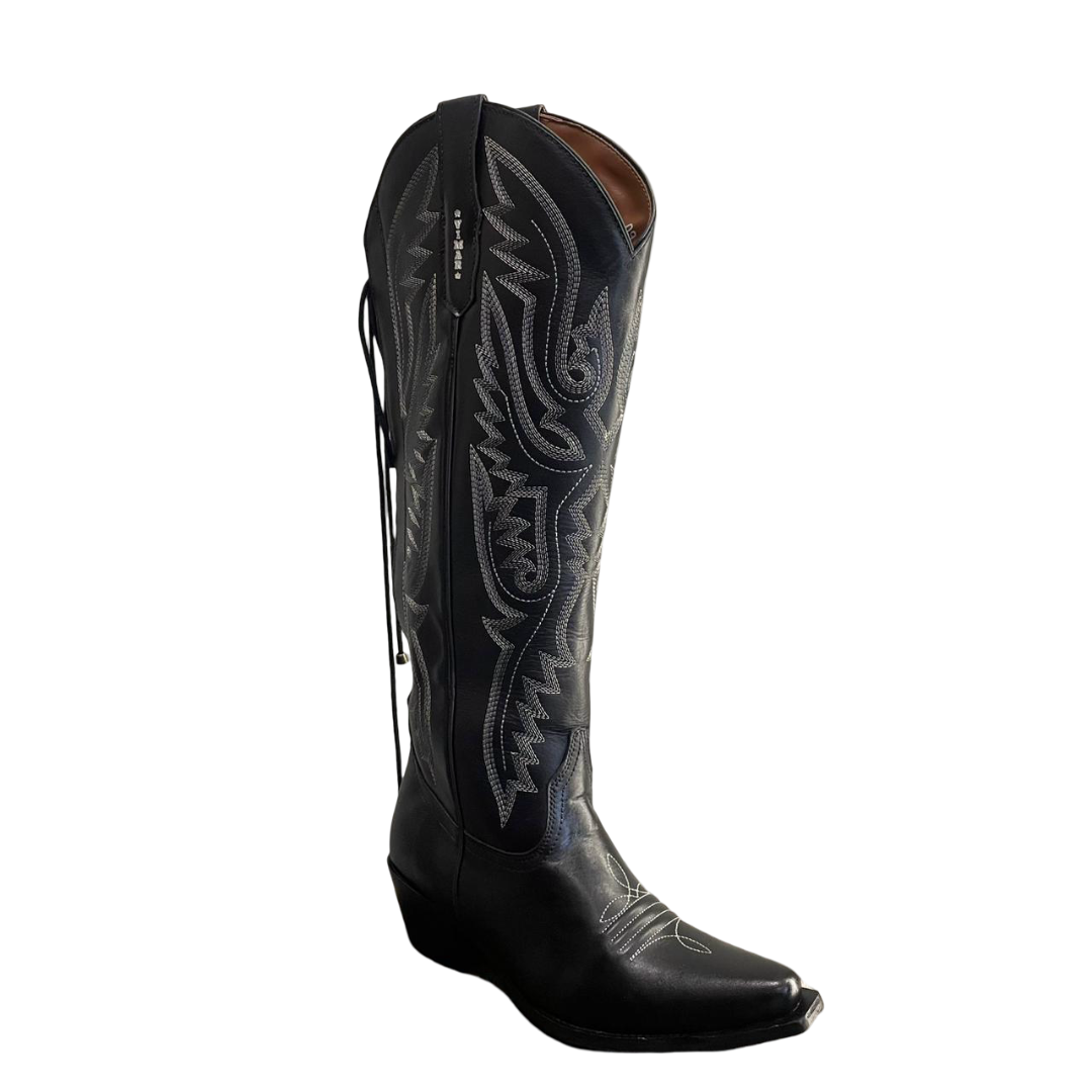 Bota Newest Bico Fino Couro