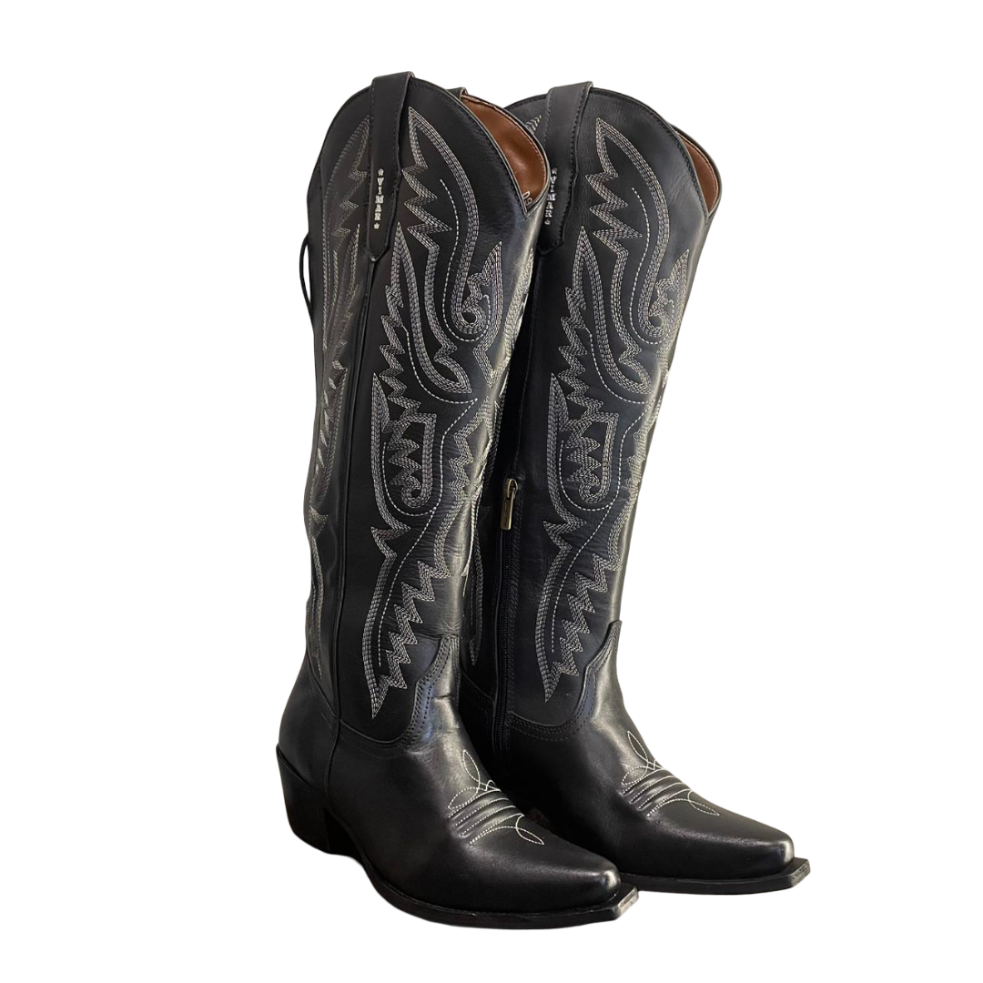 Bota Newest Bico Fino Couro - Imagem 2