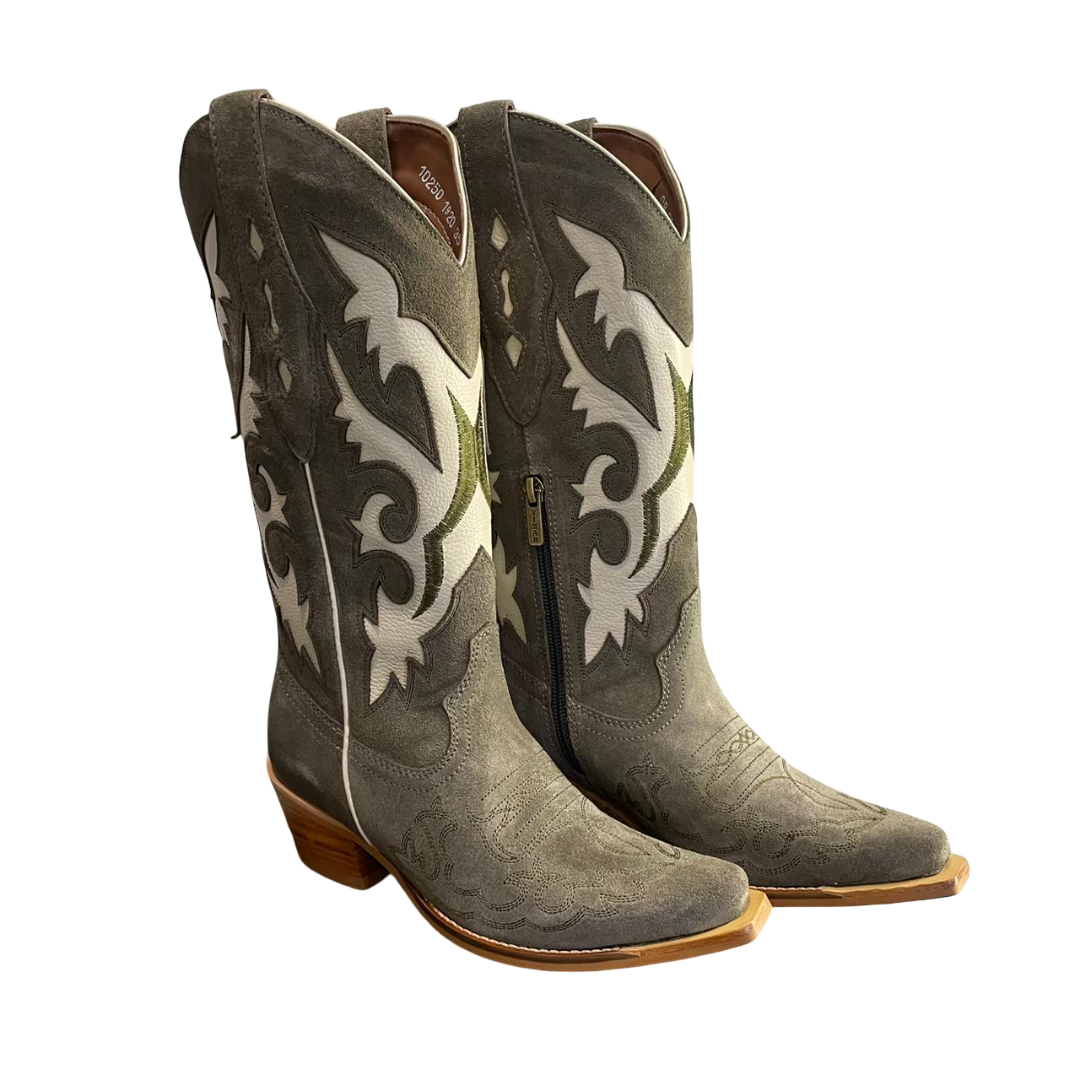 Bota Newest Bico Fino Couro - Imagem 3