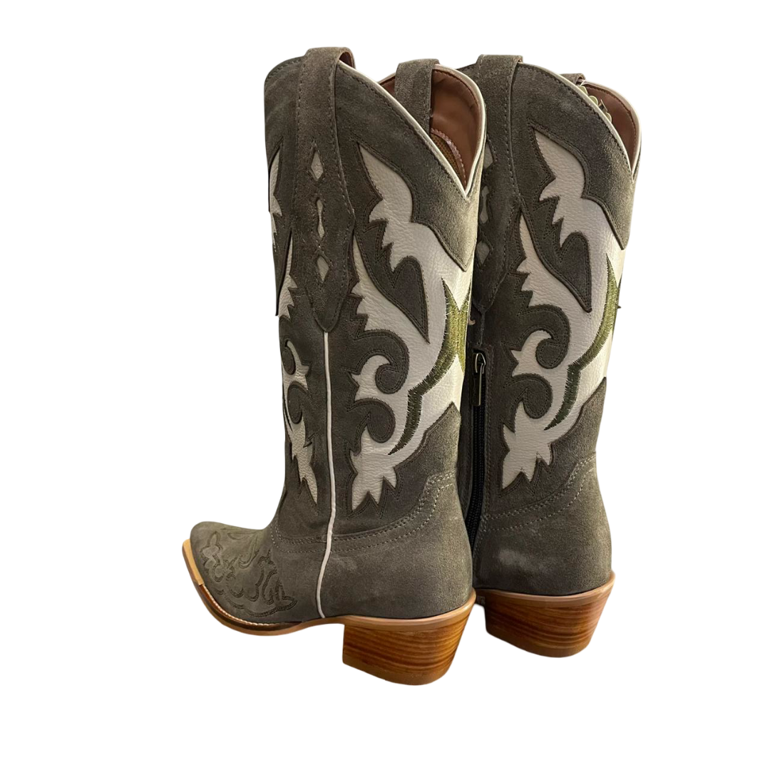Bota Newest Bico Fino Couro - Imagem 2
