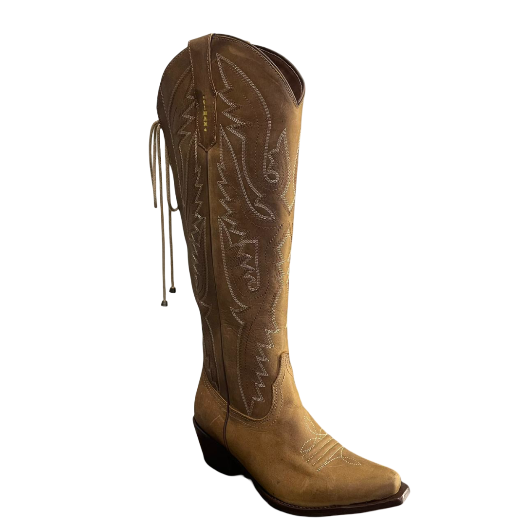 Bota Newest Bico Fino Couro