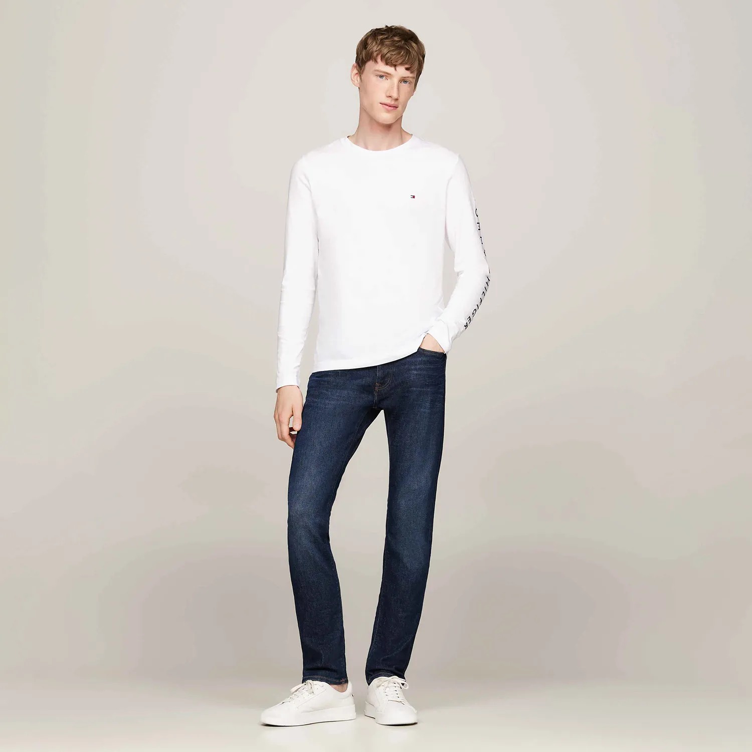 Camiseta Manga Longa- Tommy