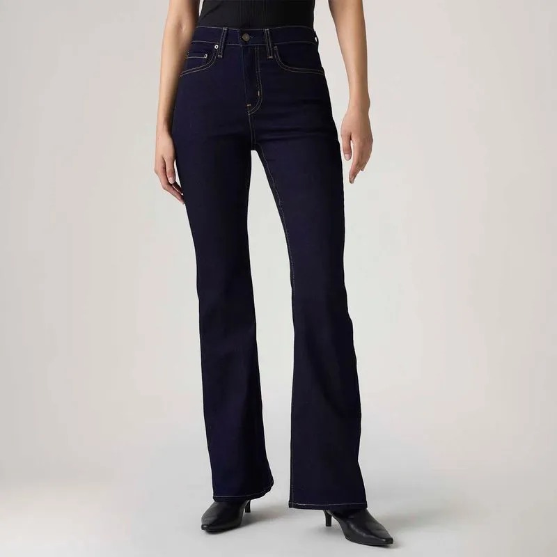 Calça Jeans Levi's® 726® High Rise Flase Lavagem Escura - Imagem 2