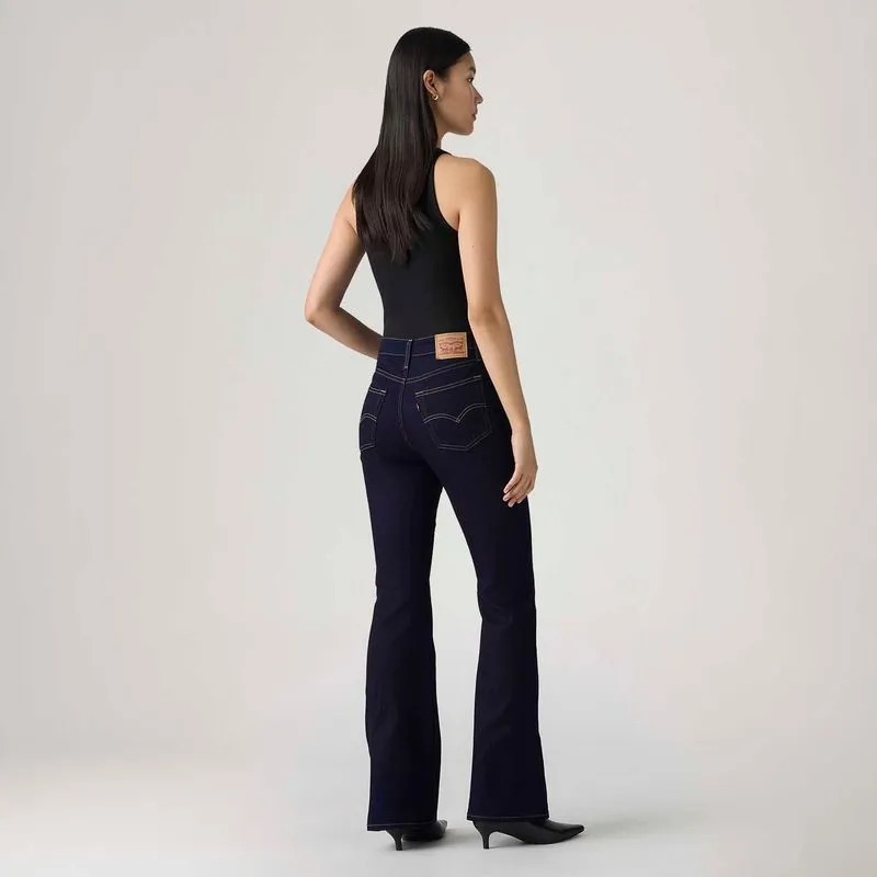 Calça Jeans Levi's® 726® High Rise Flase Lavagem Escura - Imagem 3