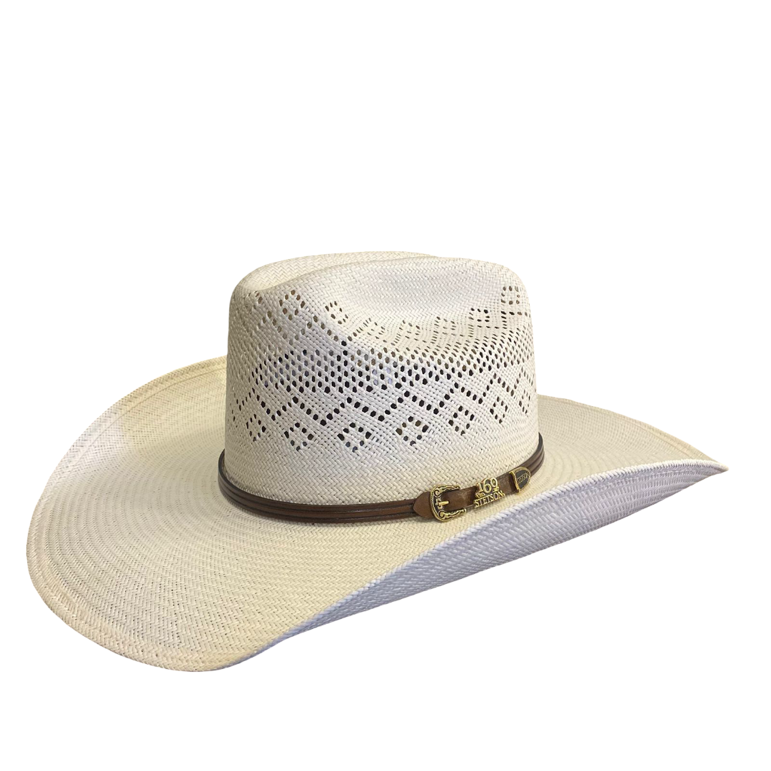Chapeu Stetson de palha shantung 20x.