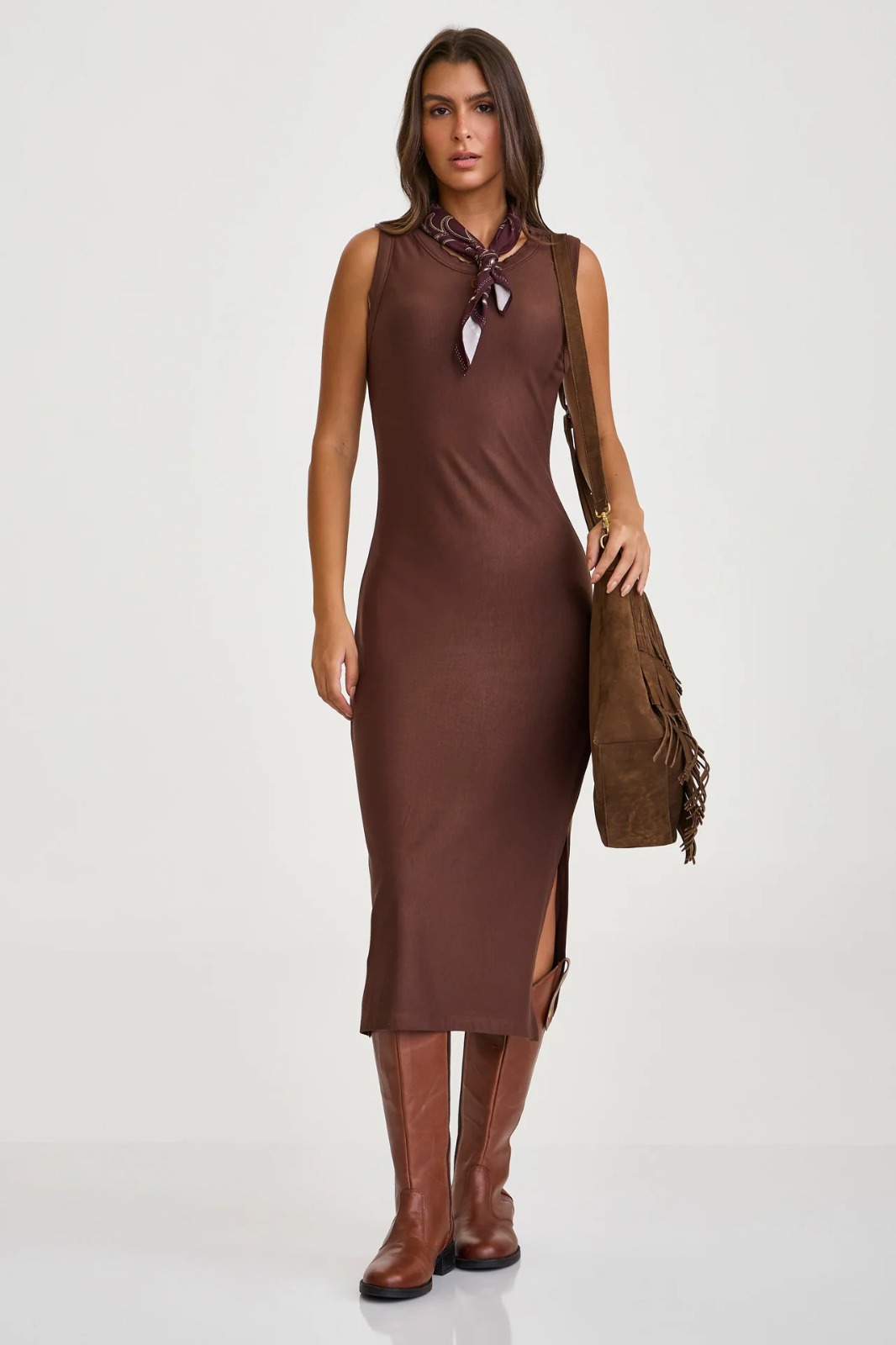 Vestido Midi Moletom