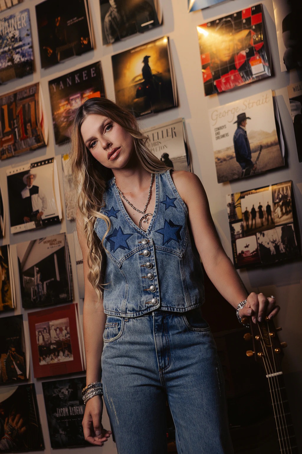 COLETE JEANS VINTAGE STAR - Imagem 2